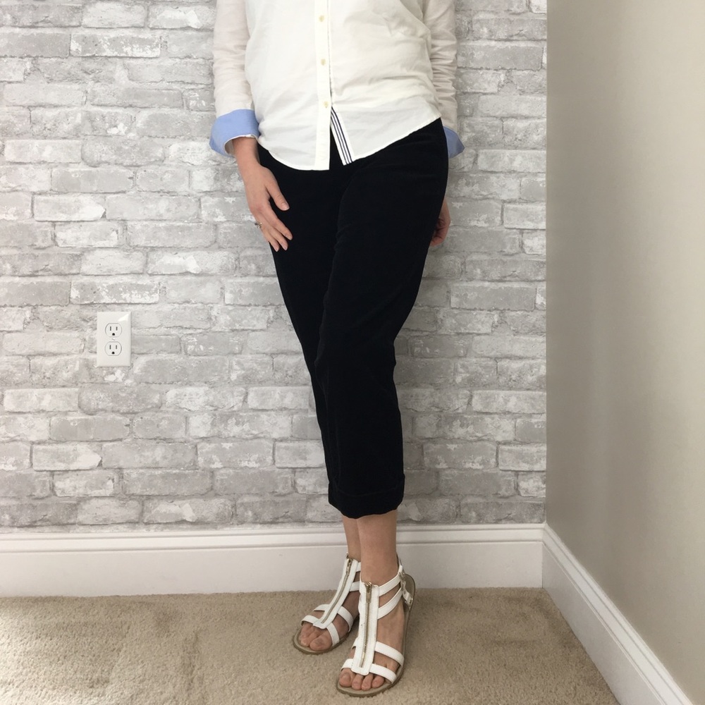 J Crew City Fit Capri Cords